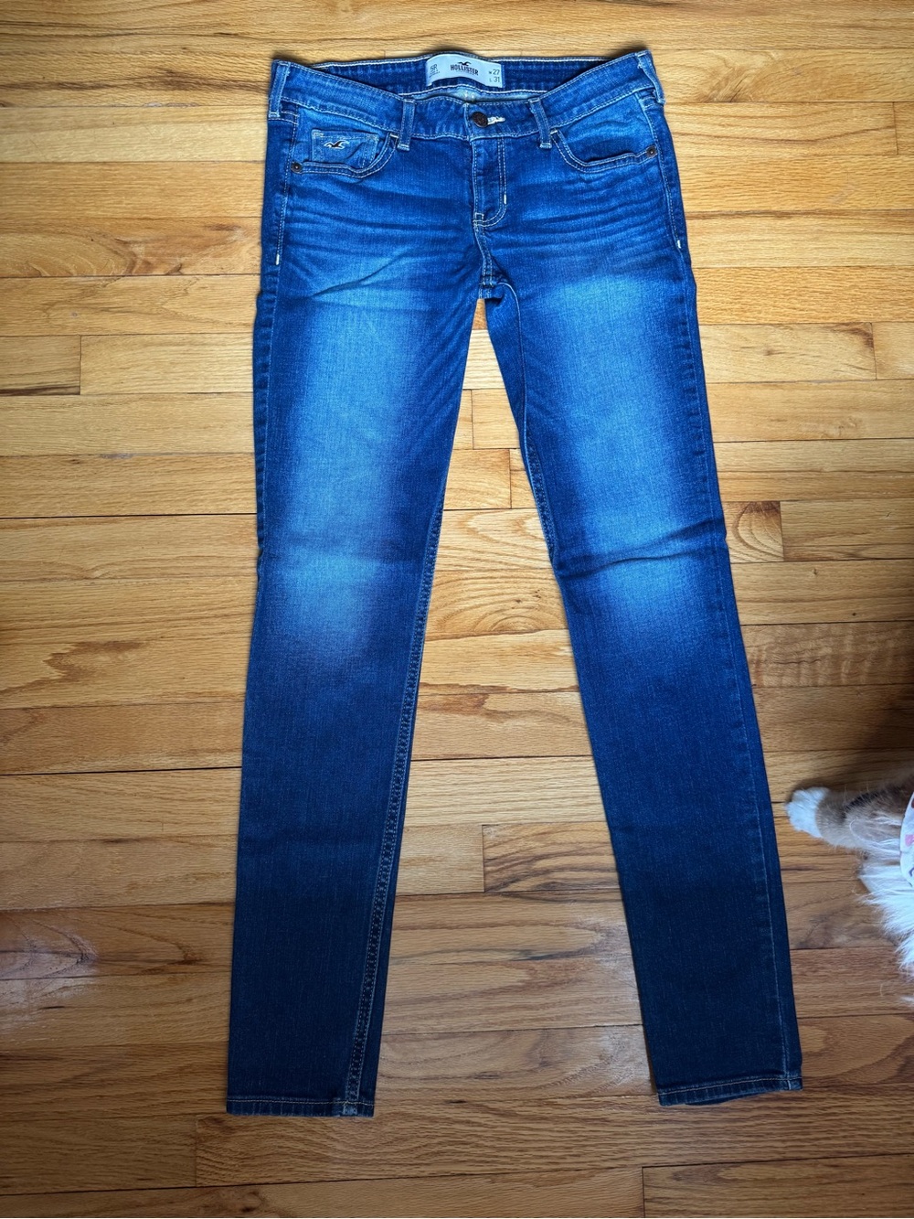 Hollister Blue Skinny Jeans